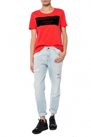 Velvet-printed t-shirt, zdjęcie 2 Velvet-printed t-shirt od Versace Jeans